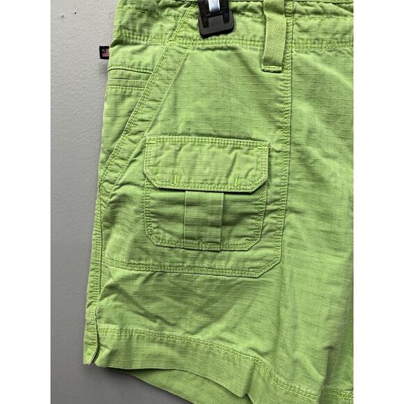 Ralph Lauren‎ Polo Jeans Co Shorts Womens size 6 Green Utility Cargo Ripstop - Picture 6 of 7